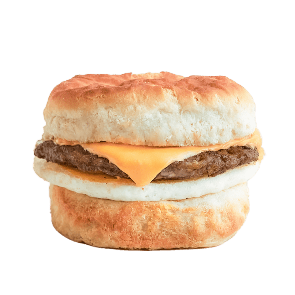 Sausage, Egg, and Cheese Biscuit at Refuel